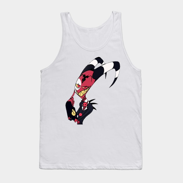 Blitzo Helluva Boss Tank Top by OtakuPapercraft